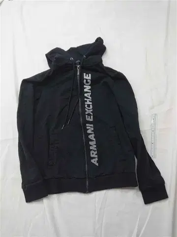 아르마니 익스체인지 지퍼 후드티 블랙 계열 S 남성용