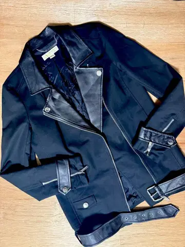 Michael Kors 블랙 라이더 자켓