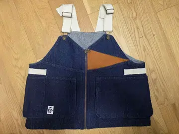 CHUMS 데님 베스트 캠핑 베스트 M 사이즈 참스