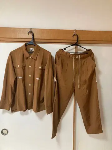 브라운 셋업 1 사이즈