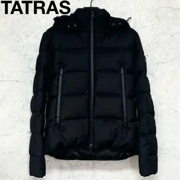 [ 거의 새상품 ] 타트라스 AGORDO 아고르도 다운 자켓 울 블랙