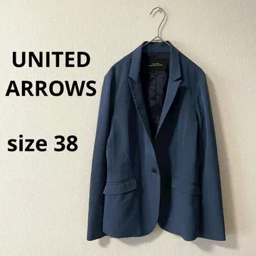 유나이티드 애로우즈 테일러드 자켓 사이즈 38 네이비 오피스