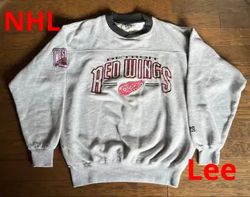 US 구제 의류 [ NHL 팀 맨투맨 ] 레드윙스 자수 로고 남성용 XL