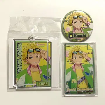 카자마츠리 칸시 이치 워치 캔뱃지 키링 아크릴 카드
