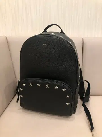 지미추 블랙스터드 백팩 블랙 백팩