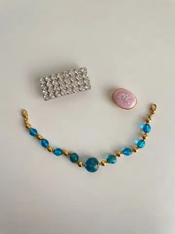 오비 고정 띠와 겉옷 끈 장식 세트