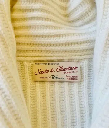 스캇앤차터스 론 헤르만 콜라보 별주 울 니트 카우친