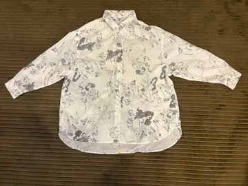 우노 아키라 우노 아키라 디즈니 프린트 긴팔 셔츠