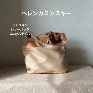 헬렌 카민스키 램스킨 2way 백 가죽 백 천연 가죽