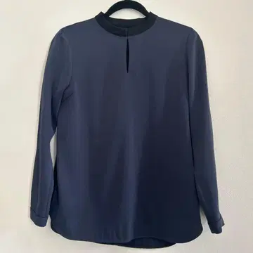 [ Demi-Luxe BEAMS ] 네이비 블라우스