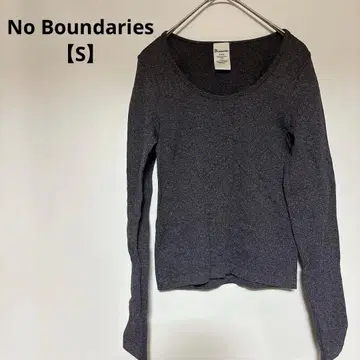 새상품급 No Boundaries [ S ] 다크 그레이 긴팔 상의 가을