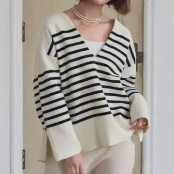 147 보더 니트 새상품