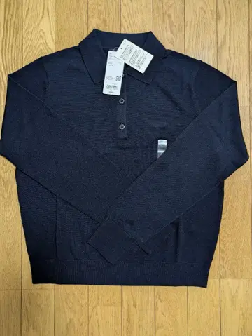 유니클로 메리노 폴로 스웨터 L 사이즈