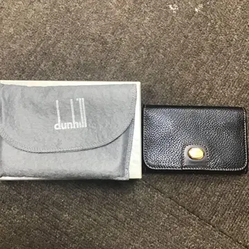 dunhill 블랙 가죽 키케이스