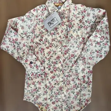 레어 ROCKMOUNT 락마운트 꽃무늬 긴팔 셔츠 14.5x32 USA제