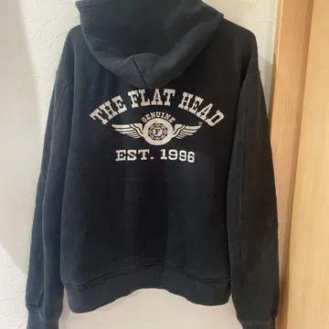 THE FLAT HEAD 블랙 후드티 사이즈 40 플랫 헤드