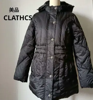 CLATHCS 블랙 다운 자켓
