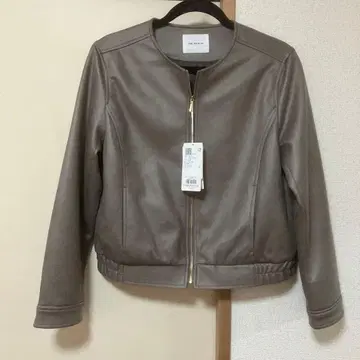 미사용 새상품 THE SHOP TK 자켓 가죽풍