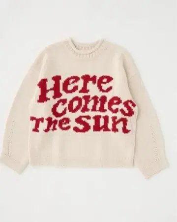 moussy 빨간색 니트 스웨터 긴팔