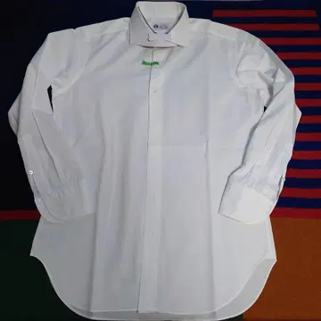 HITOYOSHI 호리존탈 화이트 와이셔츠 긴팔 40-83 히토요시