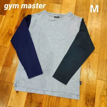 짐 마스터 gym master 긴팔 M 래글런 좌우 소매 색상 다름