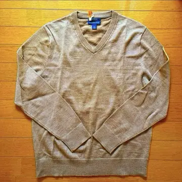 랜즈 엔드 V넥 스웨터 L 사이즈 울