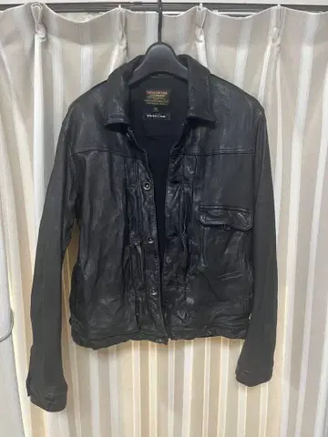 잭 로즈 스쿠컴 쉽 블랙 가죽 자켓