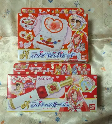두근두근 프리큐어 러브 아이즈 팔레트 러브 키스 루즈 미개봉 반다이