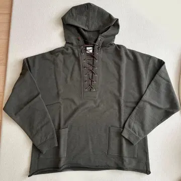 6 roku lace up hoodie 레이스업 후디