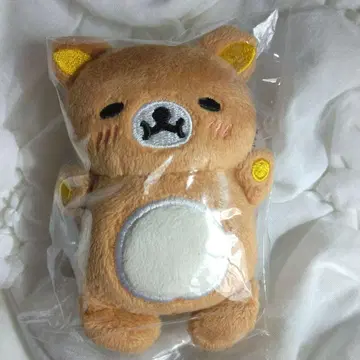 리락쿠마 마스코트 봉제 인형 배지 리라노와