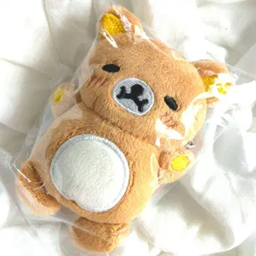 미개봉 리락쿠마 마스코트 봉제 인형 배지 리라노와