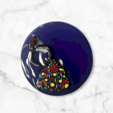 쿠사마 야요이 호박 키링 멀티 컬러