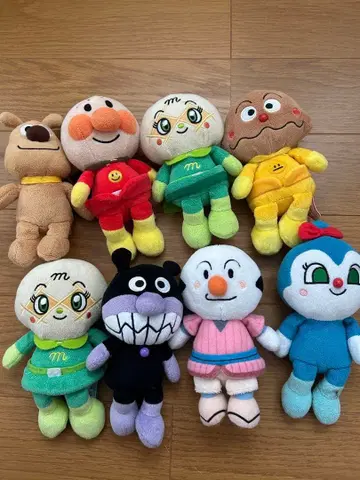 호빵맨 봉제 인형 8체 세트