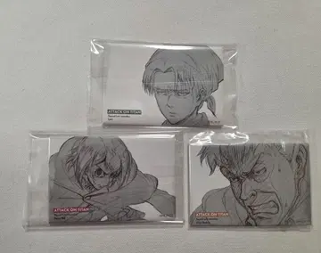 진격의 거인 WIT STUDIO 스퀘어 캔뱃지 리바이 페트라 올로