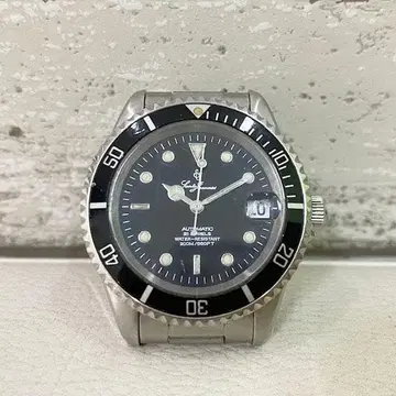 센트 조이 3309-01 작동품 AT/자동 와인딩 데이트 블랙 다이얼