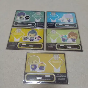 주술회전 회옥 옥절 산리오 캐릭터즈 아크릴 스탠드 5개 세트