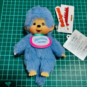 새상품 미사용 세키구치 몽치치 COLORS 키체인 블루 택 포함