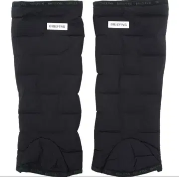 브리핑 여성용 하이브리드 다운 레그 워머 블랙