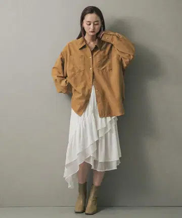 센스 오브 플레이스 포켓 와이드 슬리브 셔츠