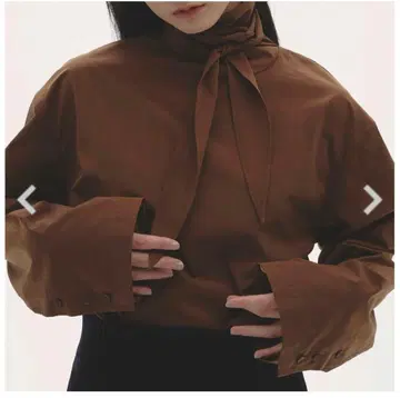 투데이풀 리본 타이 셔츠