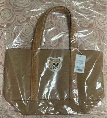 올드 테디 와펜 토트백 작은 사이즈 베이지