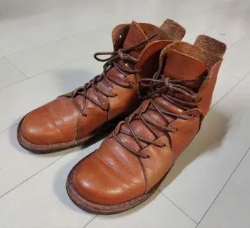 트리픈 레이스업 trippen 37 브라운 가죽 노마드