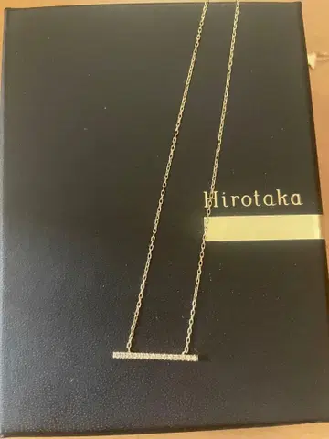 Hirotaka 골드 바 목걸이