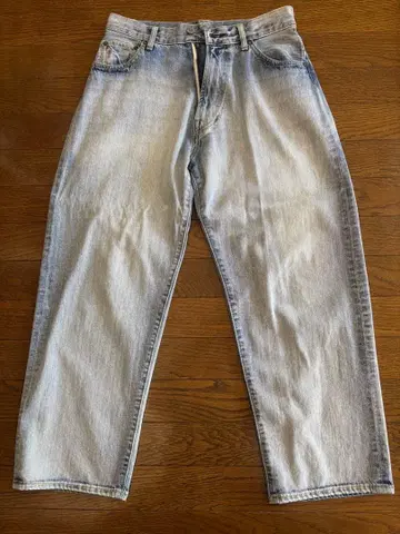 Shiun bleach denim S 사이즈