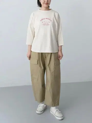 NATURAL LAUNDRY 백 트윌 카고 팬츠