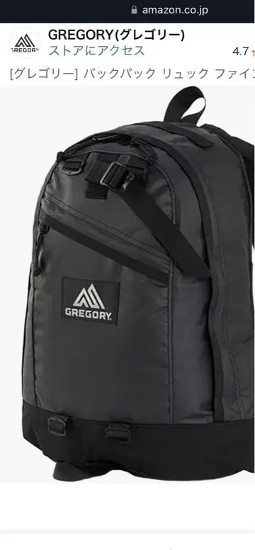 GREGORY 파인디 코티드 트루 블랙 미사용 새상품