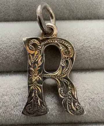 실버 925 하와이안 주얼리 [ R ] 목걸이 탑