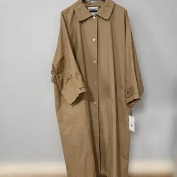 택 포함 새상품 FASHIRU 베이지 롱 코트