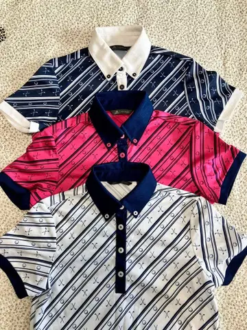 adidas 골프 셔츠 [ 색상별 3개 세트 ]