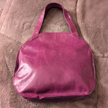 퍼플 라운드형 핸드백 B.stuff 비스태프